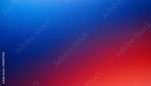 modern and simple blue and red gradient colors background with grain rough texture