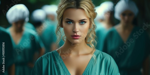 Wallpaper Mural portrait of a woman Torontodigital.ca