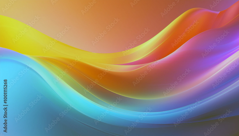 Abstract Colorful Waves Background Abstract Colorful Waves Background