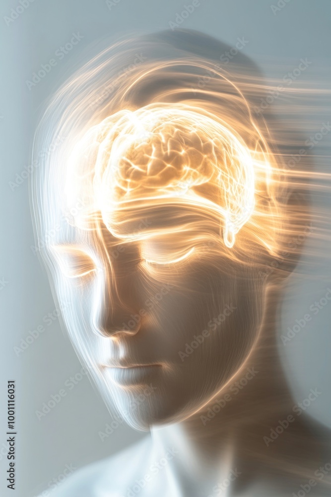 A stylized representation of a human head with a glowing brain, symbolizing thought and creativity. A stylized representation of a human head with a glowing brain, symbolizing thought and creativity.