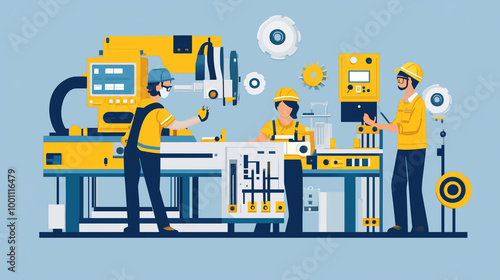 illustration of an background with lines