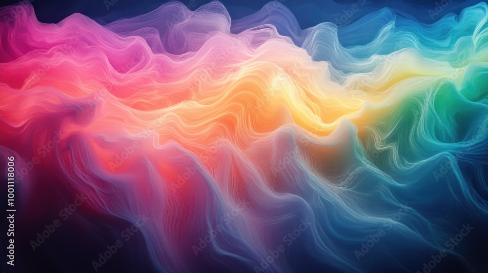 A vibrant abstract wave of colors blending seamlessly, evoking a sense of fluidity and motion. A vibrant abstract wave of colors blending seamlessly, evoking a sense of fluidity and motion.