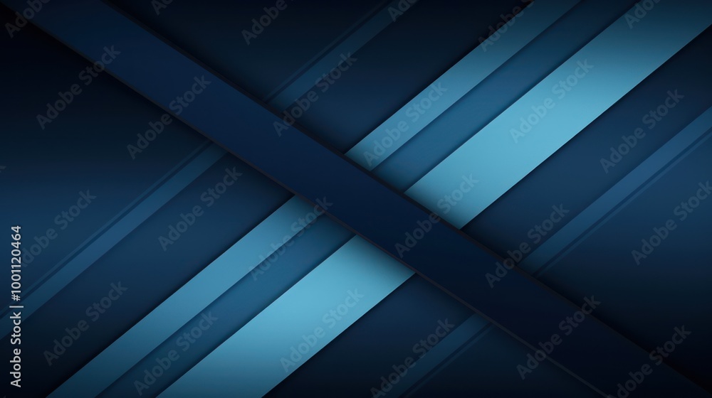 Abstract Dark Blue and Light Blue Geometric Stripes Background Abstract Dark Blue and Light Blue Geometric Stripes Background