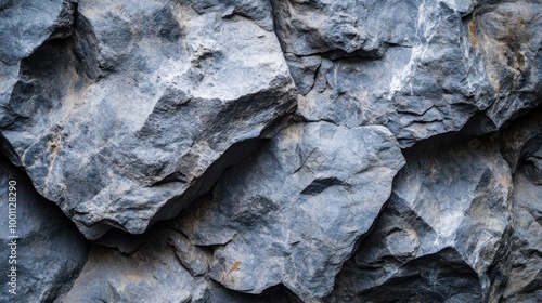 Close-up View of Rough Stone Texture