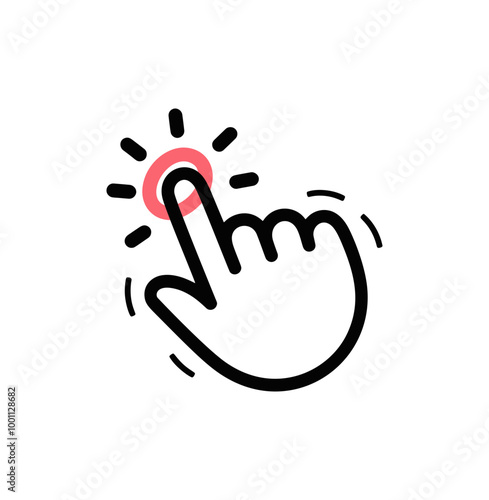 Initiate, flip a switch, start a business, open a new business or career, new plans and a future. Isometric hand presses the red button