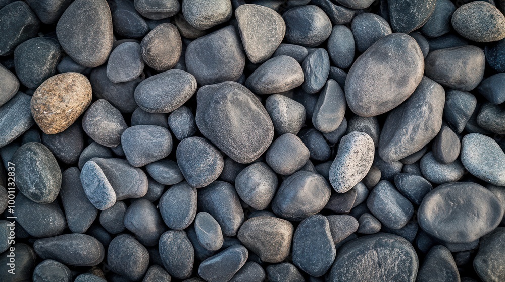 Smooth Grey Pebbles Background Smooth Grey Pebbles Background