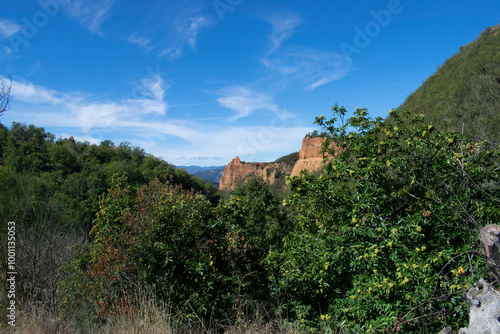 Parque natural de las minas romanas de Las Médulas, León, España