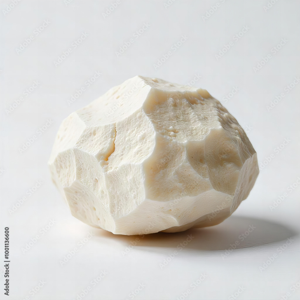 White Porous Rock with Spherical Formations White Porous Rock with Spherical Formations