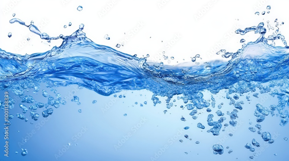 Dynamic Water Splash with Clear Background Dynamic Water Splash with Clear Background
