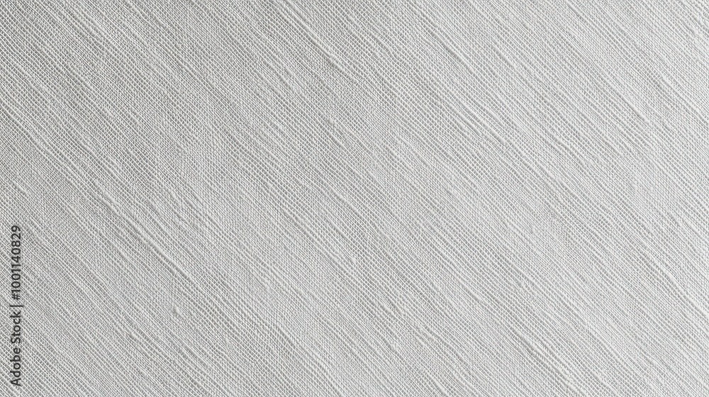 Obraz premium Soft White Linen Fabric Texture Background
