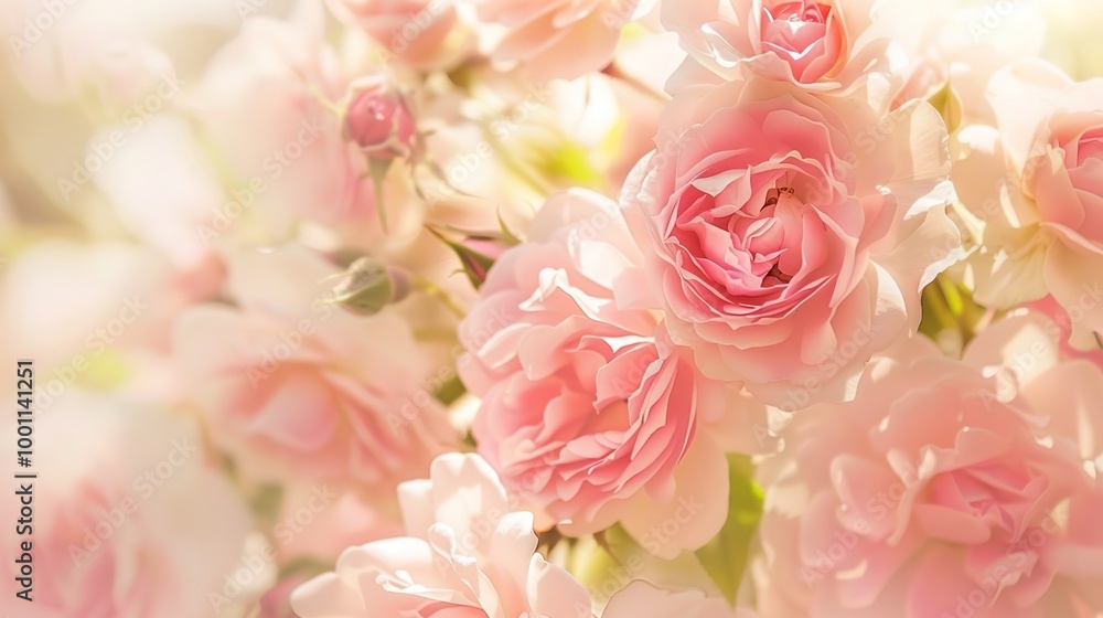 Beautiful composition spring flowers. Bouquet of pink tulips flowers on pastel pink background. Valentine's Day, Easter, Birthday, Happy Women's Day, Mother's Day. Flat lay, top view, copy space Beautiful composition spring flowers. Bouquet of pink tulips flowers on pastel pink background. Valentine's Day, Easter, Birthday, Happy Women's Day, Mother's Day. Flat lay, top view, copy space