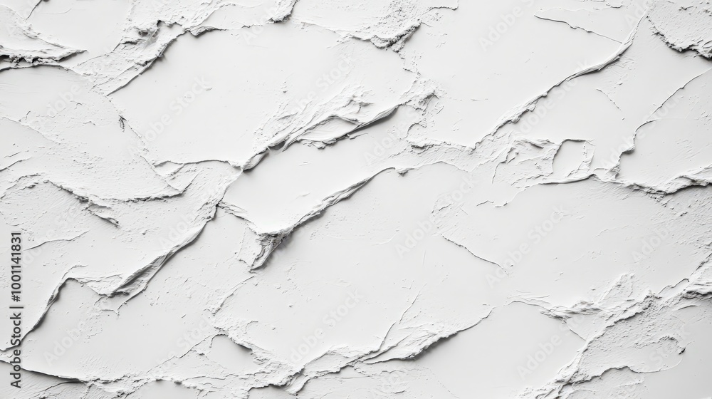 Obraz premium Textured White Stucco Wall Background