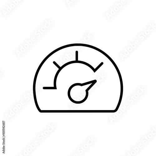 speed test speedometer icon sign vector