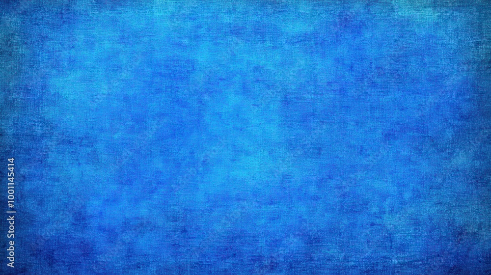 Blue Watercolor Background with Grunge Texture