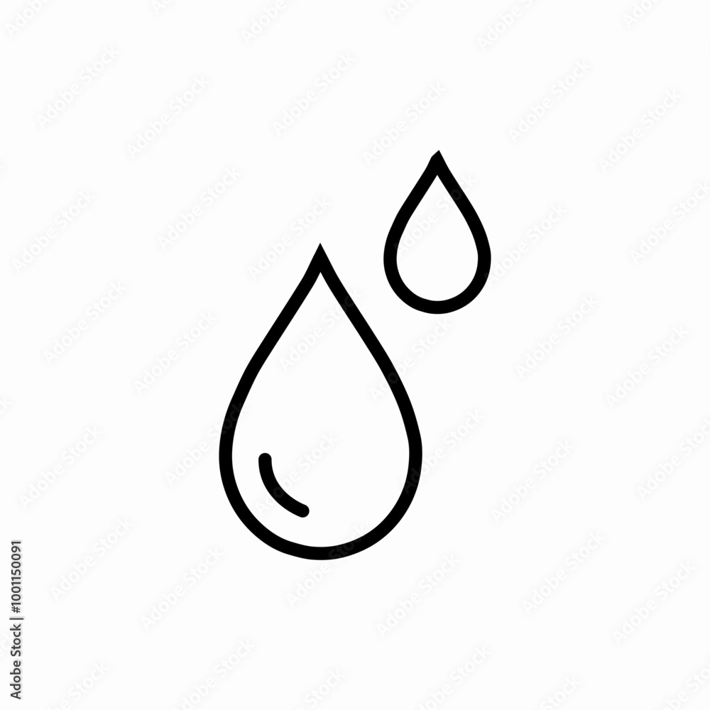 drop water rain icon sign vector drop water rain icon sign vector