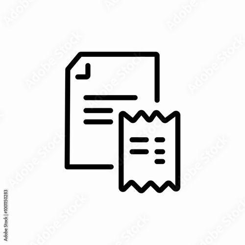 payment check file icon sign vector