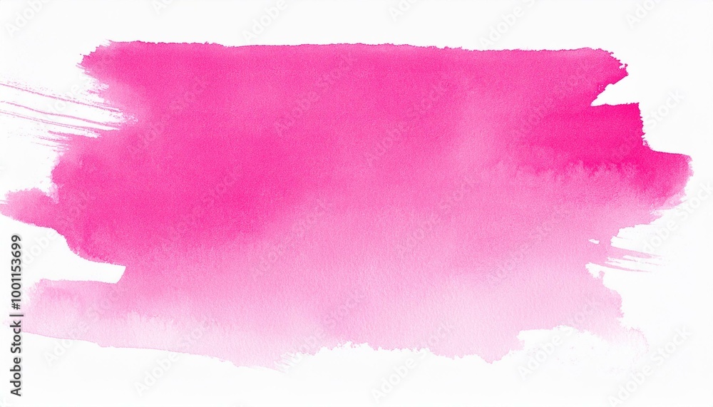 Bright pink pastel abstract watercolor splash brushes texture illustration art paper - Creative Aquarelle painted, isolated on white background, canvas for design, hand drawing. Bright pink pastel abstract watercolor splash brushes texture illustration art paper - Creative Aquarelle painted, isolated on white background, canvas for design, hand drawing.