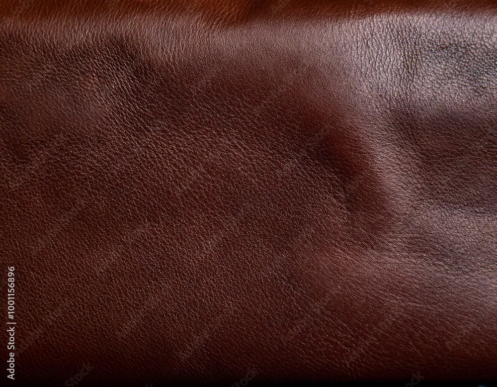 Fototapeta premium Dark brown chocolate rustic leather texture - Background banner panorama long
