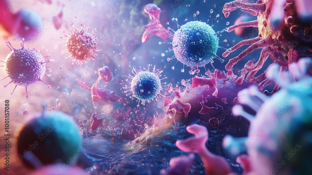 Abstract Microscopic World Abstract Microscopic World