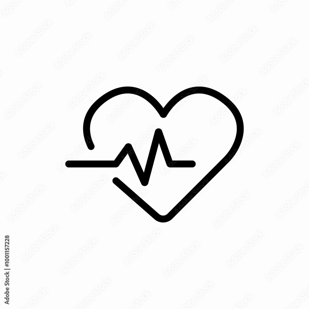 ekg ecg cardiogram icon sign vector ekg ecg cardiogram icon sign vector