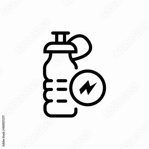energy drinks icon sign vector