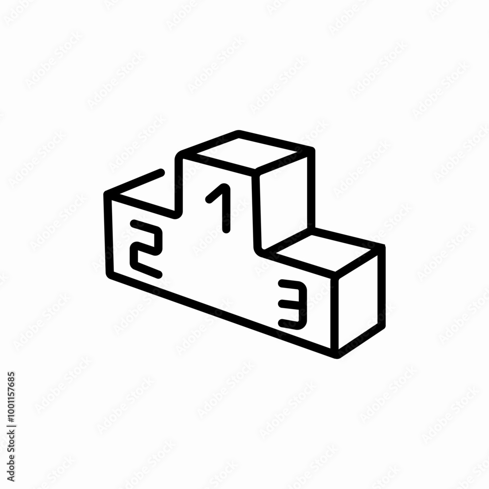 padestal podium icon sign vector padestal podium icon sign vector