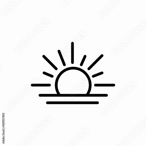 sunshine sun icon sign vector