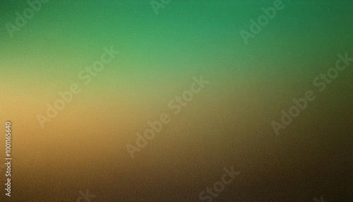 modern and simple green and brown gradient colors background with grain rough texture