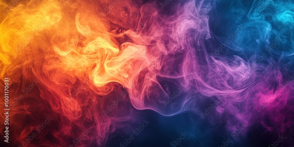 Abstract colorful energy light streaks against a dark background Abstract colorful energy light streaks against a dark background