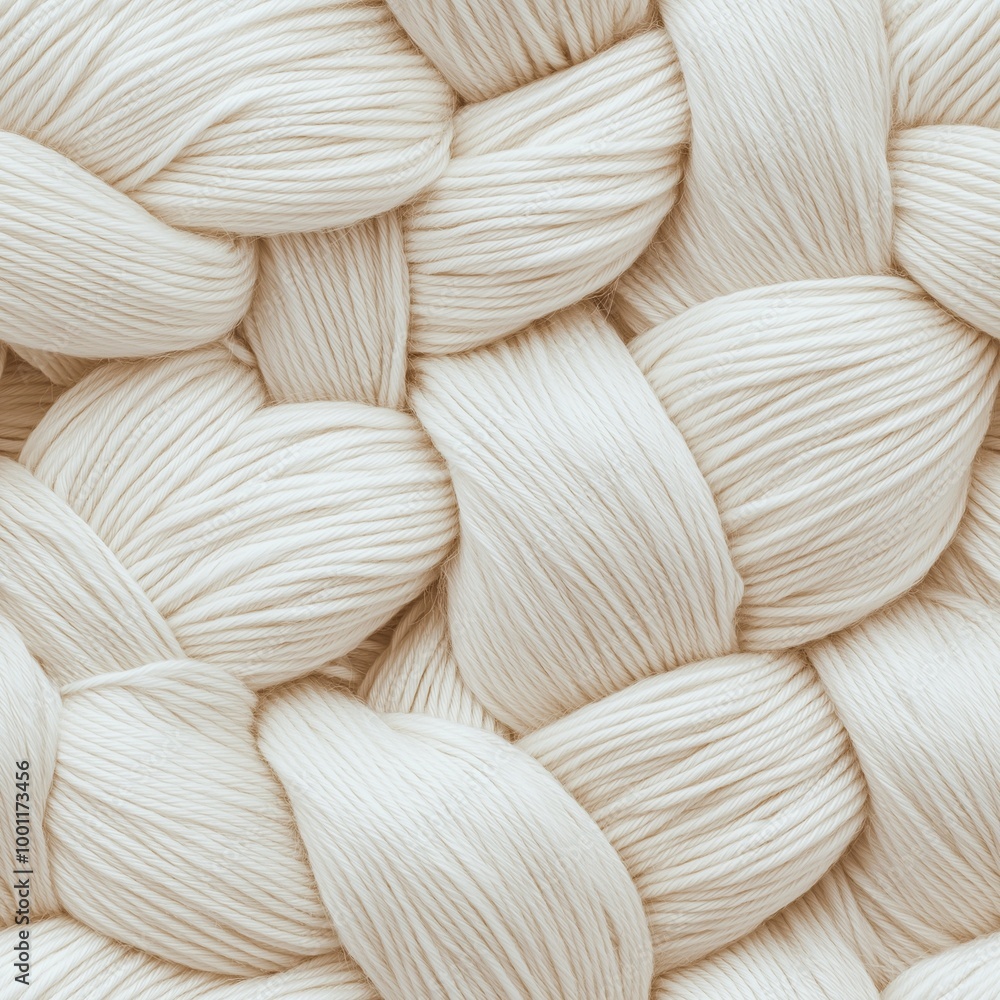 A close-up of a woven texture with soft, off-white threads creating a complex pattern. A close-up of a woven texture with soft, off-white threads creating a complex pattern.