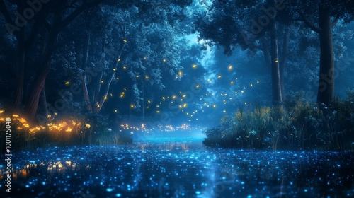 Enchanted Night Landscape