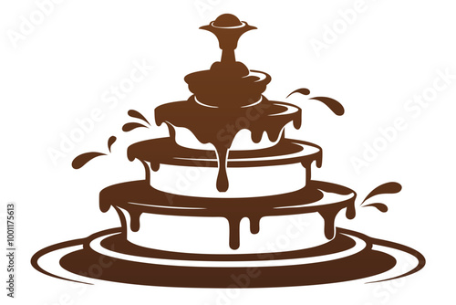 Choco Fountain silhouette D.eps