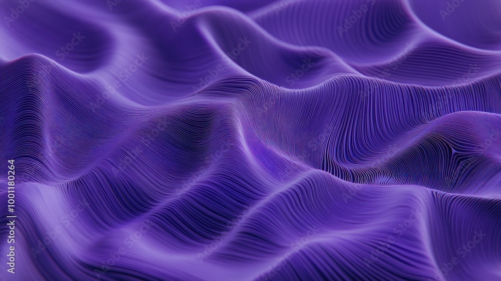 Obraz premium Abstract Purple Waves