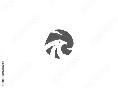 FALCON logo design ,vector, isolate template, illustration, which contain a brand identity . photo