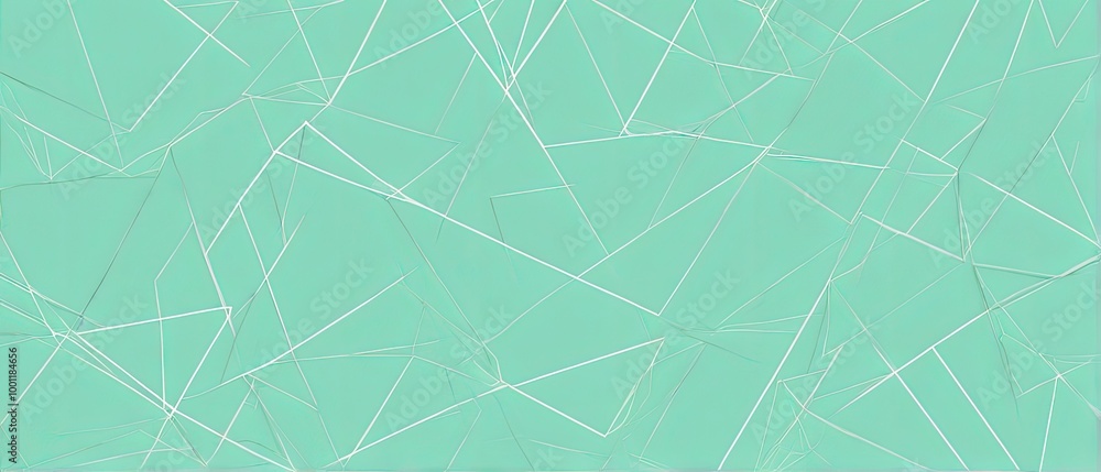 Abstract Green and White Geometric Pattern Abstract Green and White Geometric Pattern