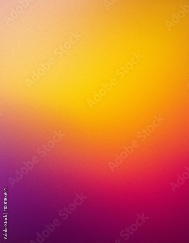 modern and simple yellow and magenta gradient colors background with grain rough texture