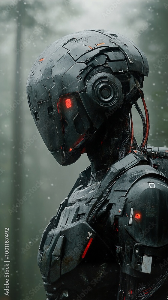 Cybernetic Being in a Misty Forest: A Digital Art Exploration Cybernetic Being in a Misty Forest: A Digital Art Exploration