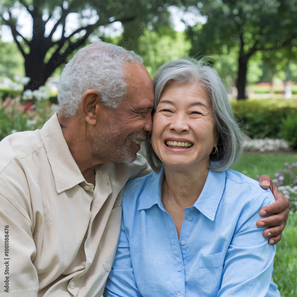 portrait of senior couple portrait of senior couple