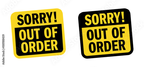 Out of order