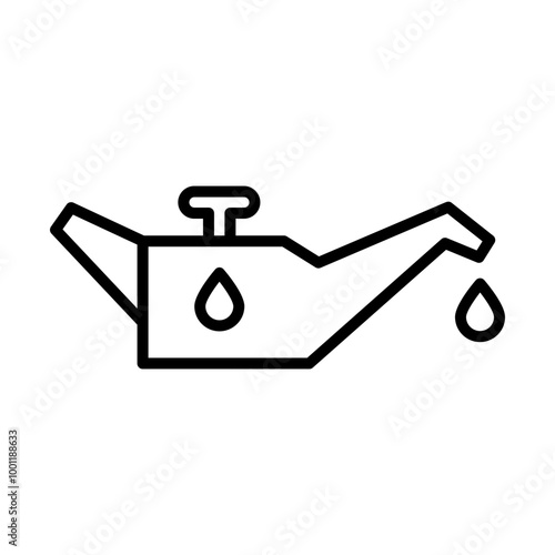 Oil Change line icon