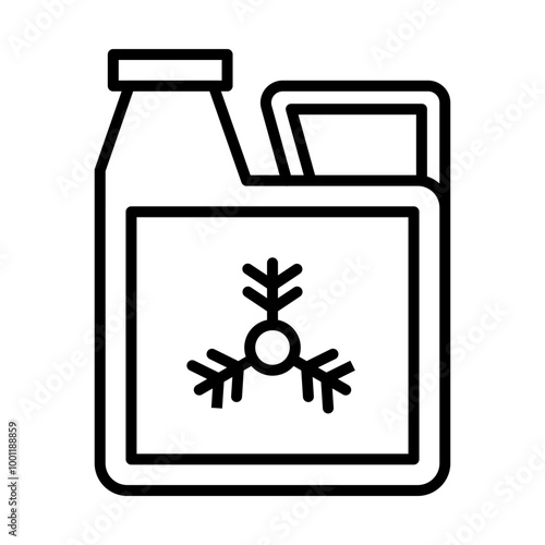 Coolant line icon