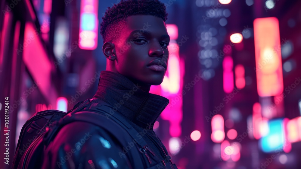 Urban Night Portrait Urban Night Portrait