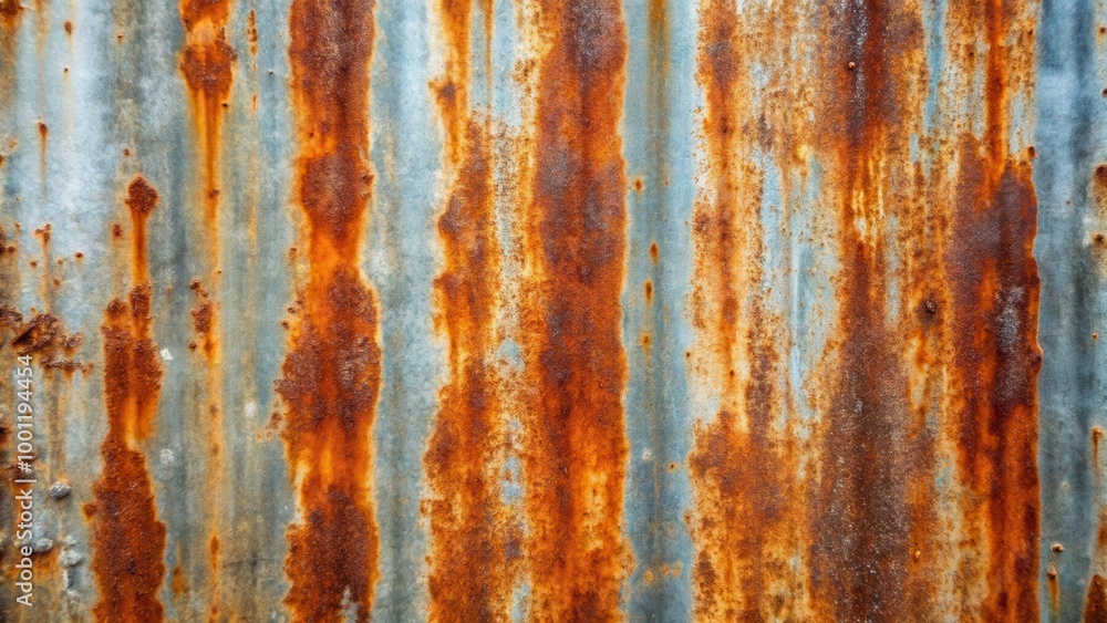 Rusty galvanized iron texture background with old worn spots and damaged surface Rusty galvanized iron texture background with old worn spots and damaged surface