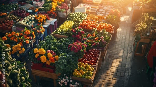 Vibrant Market Produce