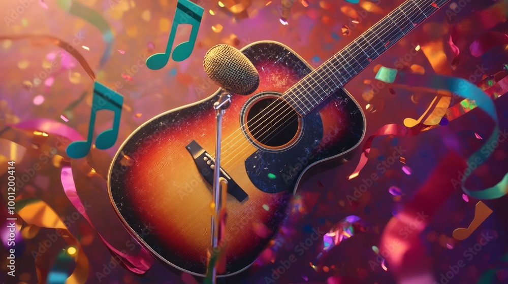 Obraz premium Vibrant Music Celebration