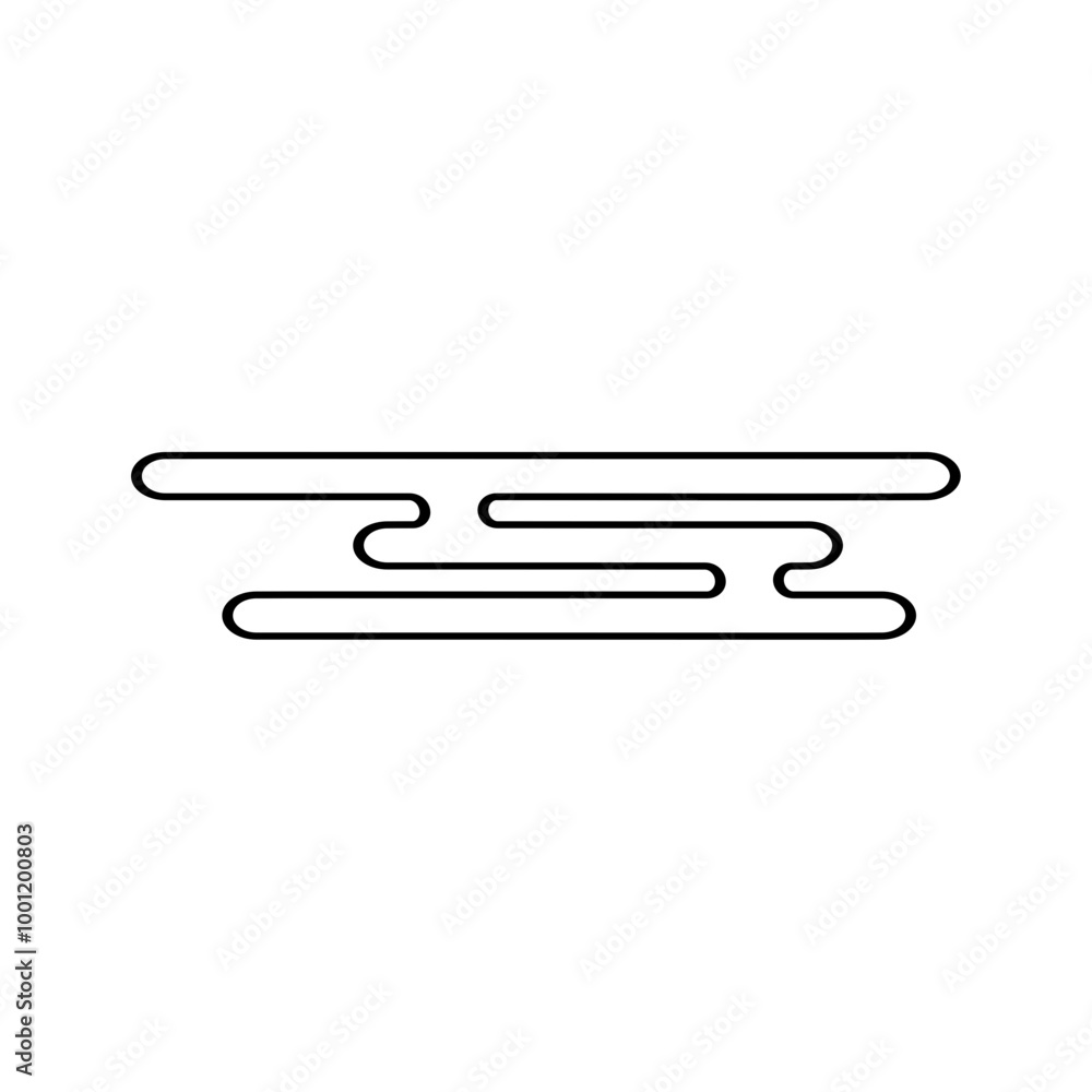Cloud Japanese, Chinese. Asian elements. Pattern cloud for design prints. Clouds cartoon isolated on white background. Cloud Japanese, Chinese. Asian elements. Pattern cloud for design prints. Clouds cartoon isolated on white background.