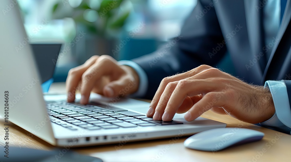 Software Engineer Programming workspace, software engineer typing, no face, 3D illustration Software Engineer Programming workspace, software engineer typing, no face, 3D illustration