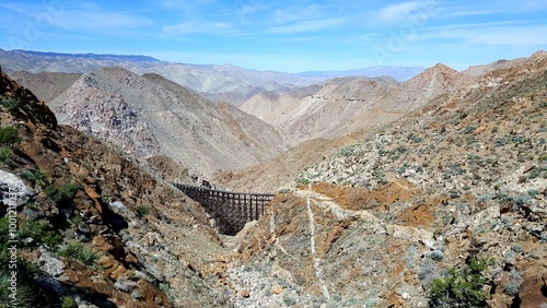 Foto Goat Canyon Trestle, Landscape, and Geology in Anza Borrego Desert, California