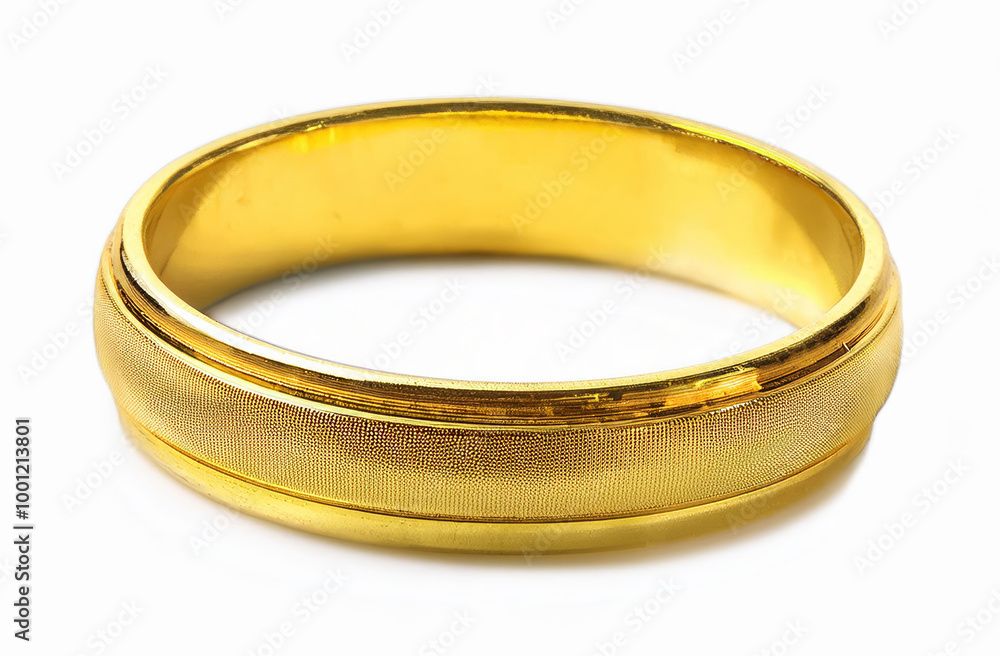 Golden ring isolated on a white background Golden ring isolated on a white background