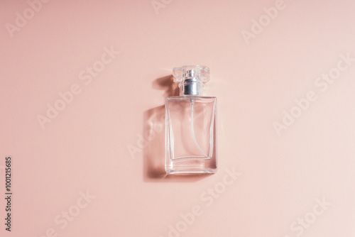 perfume bottle top view photo